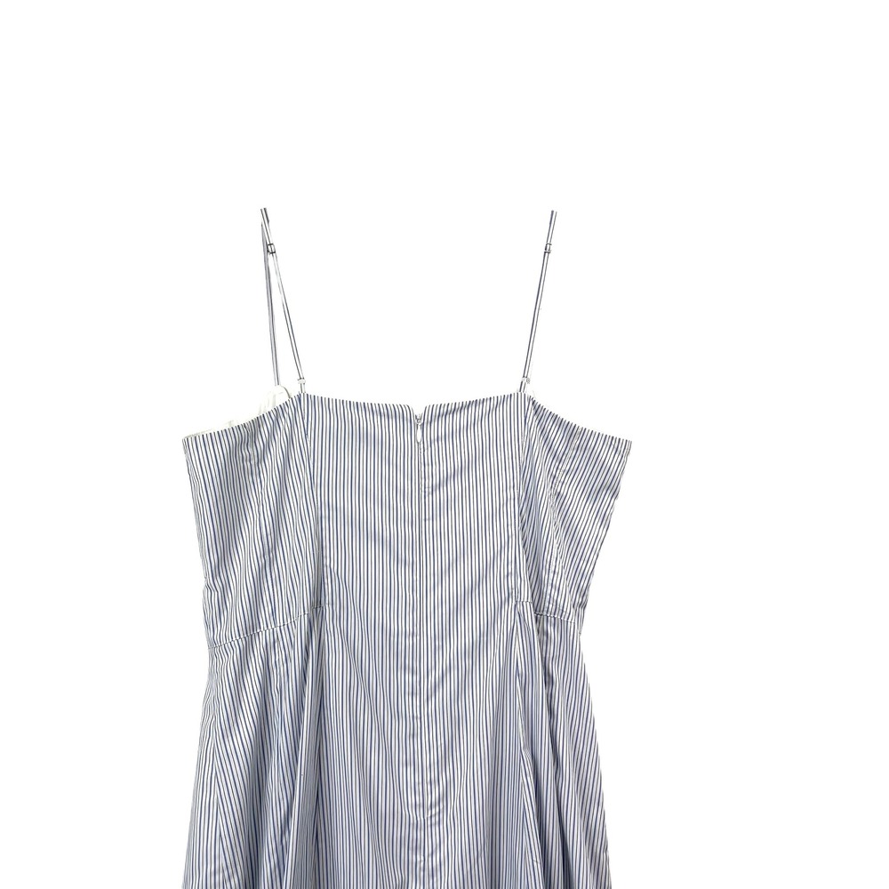 J. Crew Button-down cotton poplin dress in stripe Size 6 - Picture 8 of 10